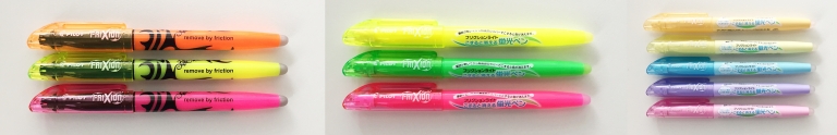 Highlighters Frixion-horiz